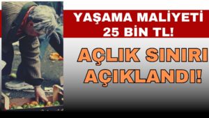 Eylül Ayının Açlık Sınırı Açıklandı!