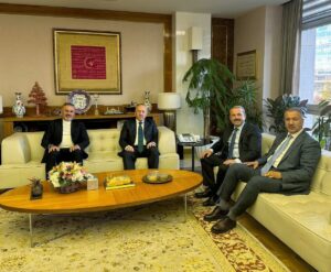 Başkan İsa Demirci, Ticaret Bakan Yardımcısı Sezai Uçarmak’ı Ziyaret Etti