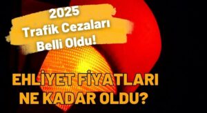 2025 Trafik Cezaları Ne Kadar? Ehliyet Kaç TL?