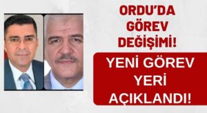 Ordu İl Emniyet Müdürlüğü’nde Görev Değişimi!