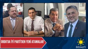 İYİ PARTİ ORDU’DA…TEŞKİLAT ÇALIŞMALARINA DEVAM EDİYOR.