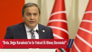 CHP Ordu Milletvekili Seyit Torun: “Ordu, Doğu Karadeniz’in En Yoksul İli Olmuş Durumda!”