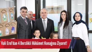 Vali Erol’dan 4 Derslikli Hükümet Konağına Ziyaret!