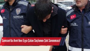 Samsun’da Avm’den Eşya Çalan Suçlunun Şok Savunması!