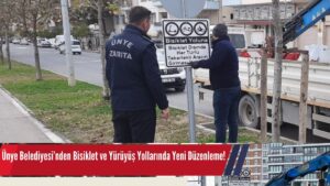 Ünye Belediyesi’nden Bisiklet ve Yürüyüş Yollarında Yeni Düzenleme!
