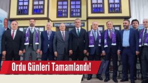 Ordu Günleri Tamamlandı!