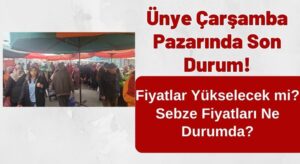 Ünye Çarşamba Pazarı’nda Kış Sezonu Fiyatları Sabit Kalıyor!