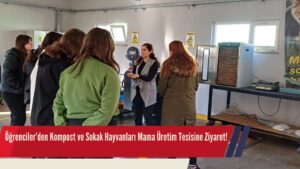 Ünye Belediyesi Kompost ve Sokak Hayvanları Mama Üretim Tesisine Öğrenci Ziyareti!
