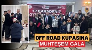 Ünye Off Road Yunus Emre Spor Kulubü’ne Başarı Belgesi!
