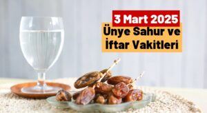Ünye İftar Vakti? İftara kaç saat kaldı Ünye 3 Mart 2025