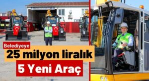 Fatsa’da 25 Milyonluk 5 İş Makinesi Daha! Araç Filosuna Büyük Yatırım!