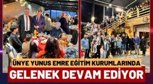 Ünye Yunus Emre Eğitim Kurumları Ailesi İftarda Buluştu!