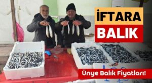 Ünye’de Ramazan’ın İlk Gününde Ünye’de Balık kaç TL? Hamsi, Mezgit, Tirsi iftar sofralarını süsleyecek