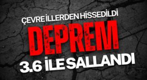 Van Tuşba Deprem Oldu! Son Dakika!