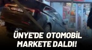 Ünye’de Korkutan Kaza! Faciaya Ramak Kala!