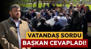 Çaybaşı’nda Vatandaş Sordu, Mesut Başkan Cevapladı!