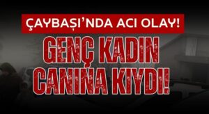 Çaybaşı’nda Genç Kadın Canına Kıydı! Evin Önündeki Ağaçta Buldular!