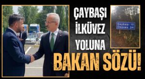 Mesut Başkan Sözü Kaptı! Çaybaşı–İlküvez Yolu Yapılıyor!