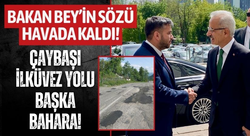 Bakanın Sözü Havada Kaldı: Çaybaşı–İlküvez Yolu 2025 Yatırım Programında Yine Yok