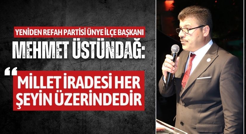 Üstündağ: “Çok Çalışalım, 15 Temmuzlar Bir Daha Yaşanmasın!”