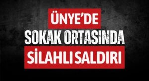 Ünye’de Sokak Ortasında Silahlı Saldırı: 3 Yaralı!