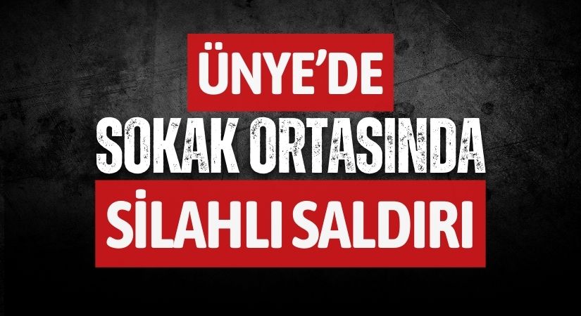 Ünye’de Sokak Ortasında Silahlı Saldırı: 3 Yaralı!