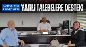 Çaybaşı Hilal Derneği’nden Eğitime Destek: Talebeler İçin Müftülüğe Anlamlı Bağış