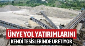 Ordu’nun O İlçesinde Belediyeden  Milyar Lirayı Aşan Yol Yatırımı