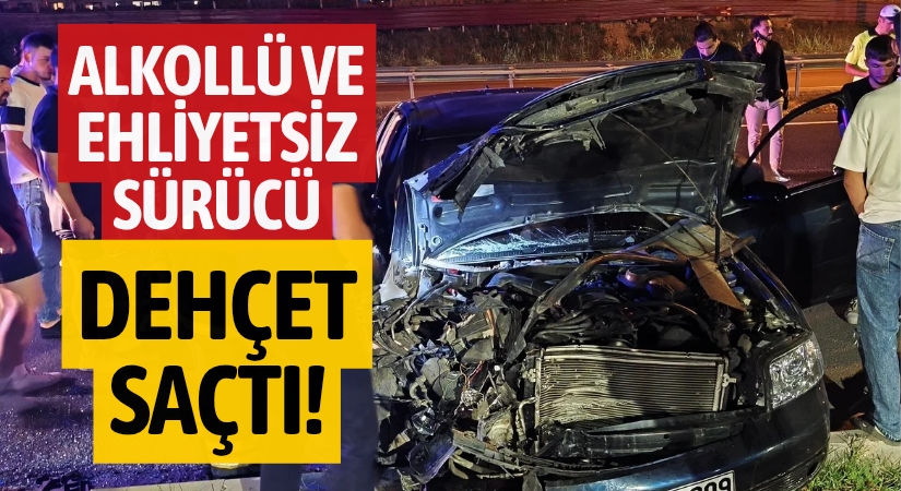 Ünye’de Alkollü ve Ehliyetsiz Sürücü Dehşeti: Park Halindeki Araçları Pert Etti