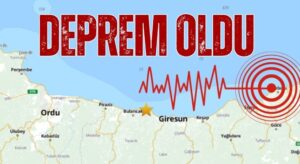 Giresun’da Deprem! AFAD Duyurdu!