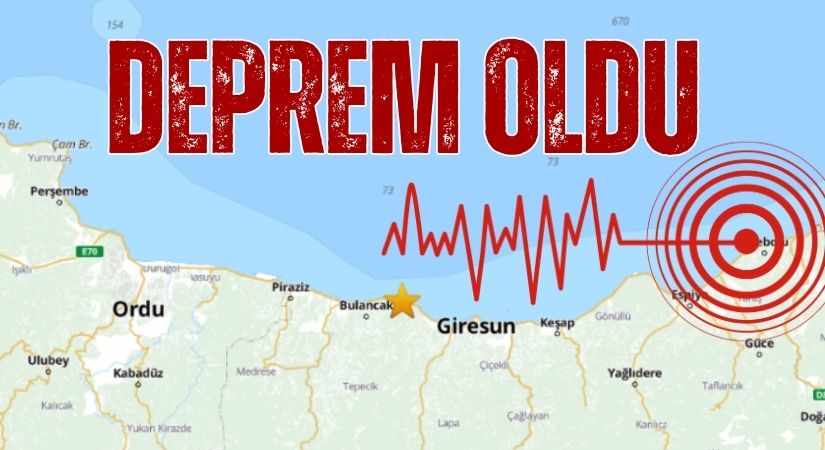 Giresun’da Deprem! AFAD Duyurdu!