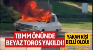 TBMM Önünde Beyaz Toros Yakıldı! Terörsüz Türkiye Toplantısı Öncesi…