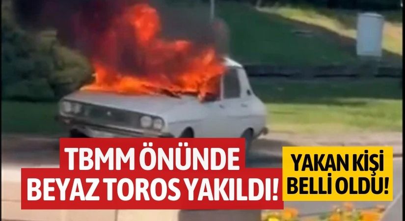 TBMM Önünde Beyaz Toros Yakıldı! Terörsüz Türkiye Toplantısı Öncesi…