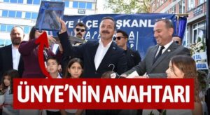 Ağıralioğlu Ünye’nin “Anahtar”ını Açtı