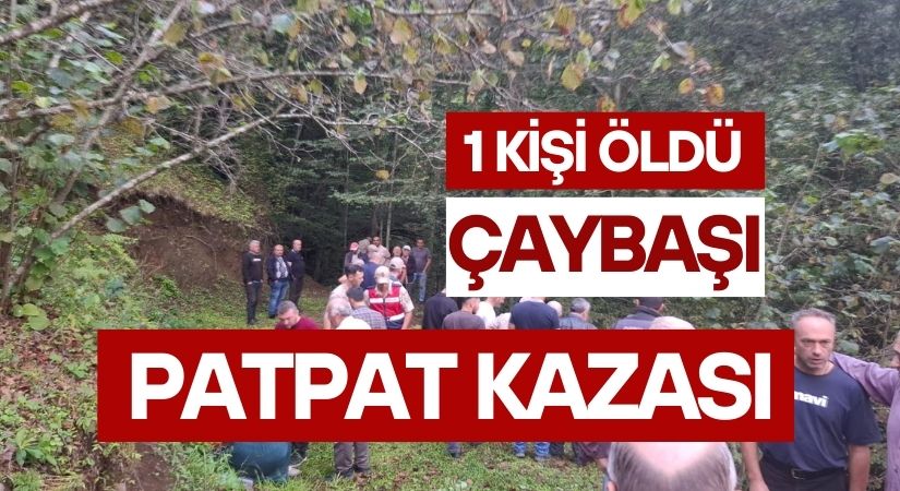 Çaybaşı’nda Patpat Kazası! 1 Ölü!