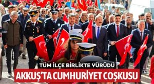 Akkuş’ta Cumhuriyet’in 102. Yılı Coşkuyla Kutlandı