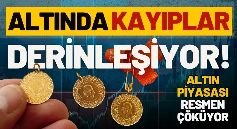 Altında Sert Düşüş: Gram Altın 5 Bin TL’ye Çekiliyor