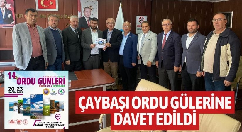 Ordu Günleri İçin Davet: ORDEF’ten Çaybaşı Belediye Başkanı Mesut Karayiğit’e Ziyaret