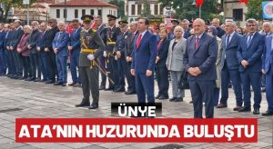 Ünye Ata’nın Huzurunda Bir Araya Geldi