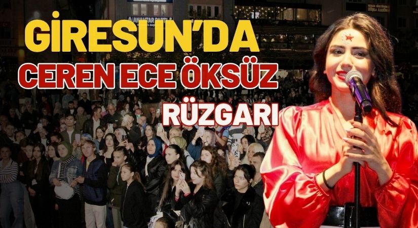 Giresun’da 102. Yıl Coşkusu: Ceren Ece Öksüz İle Cumhuriyet Konseri