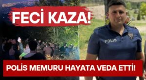Ot Biçen Polis Memuru Uçuruma Yuvarlandı!