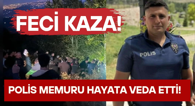 Ot Biçen Polis Memuru Uçuruma Yuvarlandı!
