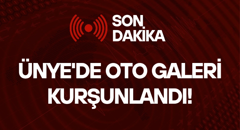 Ünye’de Oto Galeriye Silahlı Saldırı: 2 Yaralı