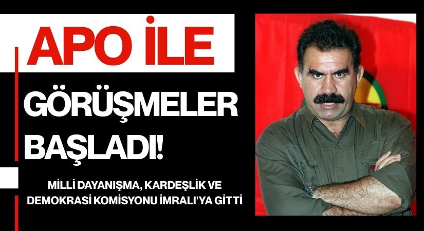 Milli Dayanışma, Kardeşlik ve Demokrasi Komisyonu İmralı’ya gitti
