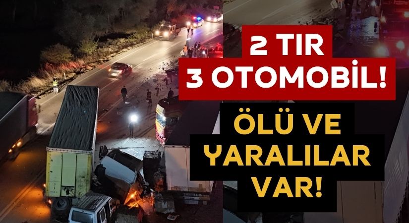 Zincirleme Kaza! Ölü ve Yaralılar Var!