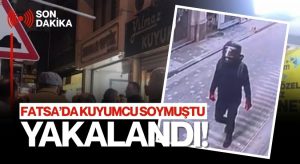 Fatsa Reşadiye Caddesi’ndeki Silahlı Kuyumcu Soygununda Zanlı Başka Bir İlde Yakalandı