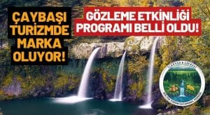 Çaybaşı İlküvez’de Hafta Sonu Turizm Etkinliği: Gökçegelin Şelalesi’nde Gözleme Buluşması
