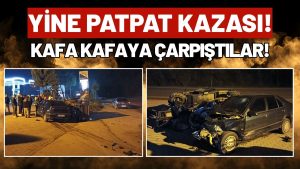Patpat ile Otomobil Çarpıştı: 2 Yaralı