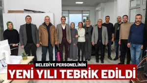 Ünye Belediyesi’nde Başkan Yardımcılarından Personele Yeni Yıl Tebriği