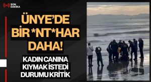 Ünye İskelesi’nde İntihar Girişimi: Ağır Yaralı Kadın Hastaneye Kaldırıldı